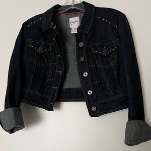 Candie's Black Denim Jacket for Kids